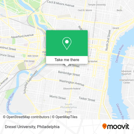 Drexel University map