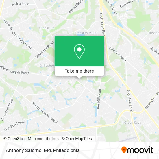 Anthony Salerno, Md map