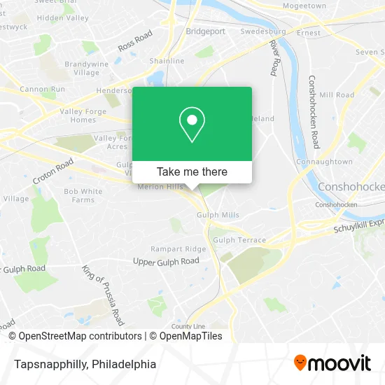 Tapsnapphilly map