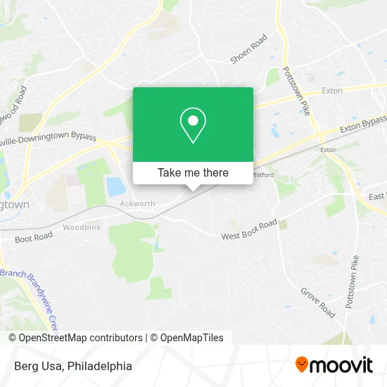 Berg Usa map
