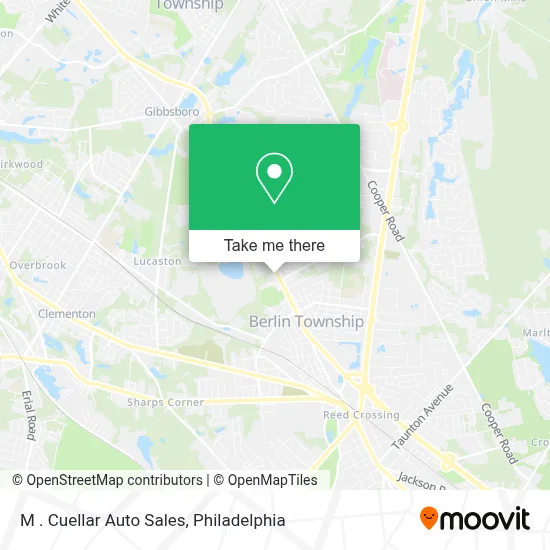 M . Cuellar Auto Sales map