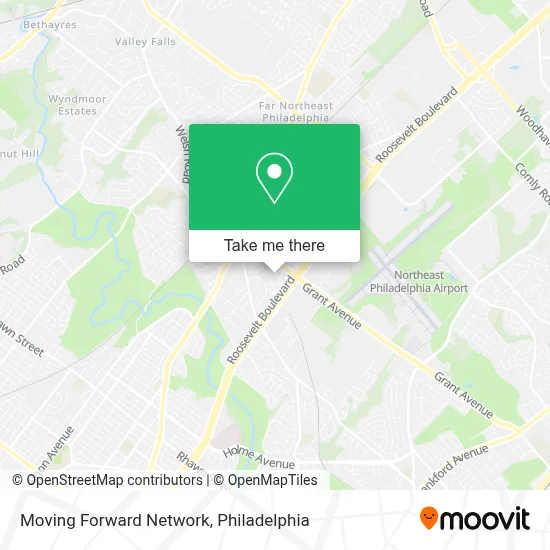 Moving Forward Network map