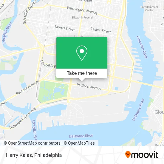 Harry Kalas map