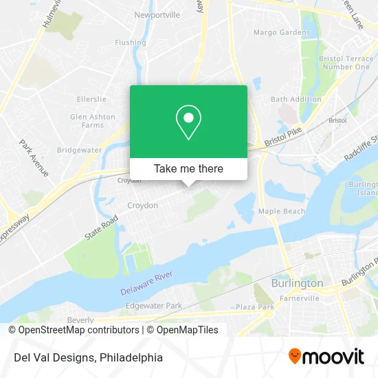 Del Val Designs map