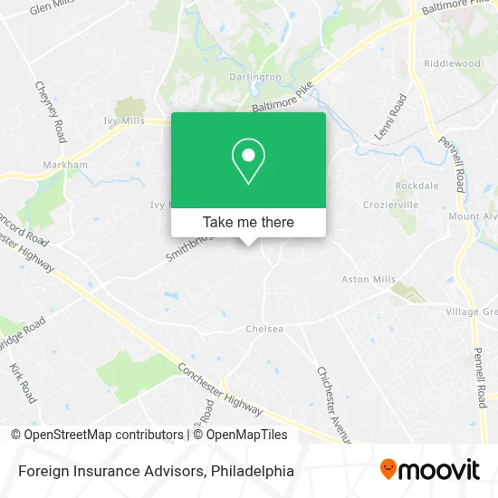 Foreign Insurance Advisors map