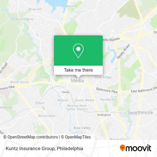 Kuntz Insurance Group map