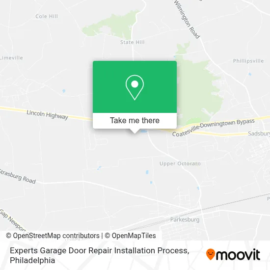 Experts Garage Door Repair Installation Process map