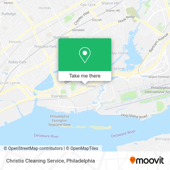 Christis Cleaning Service map