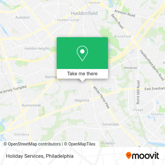Holiday Services map