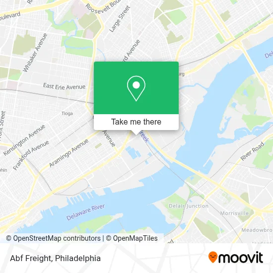 Abf Freight map