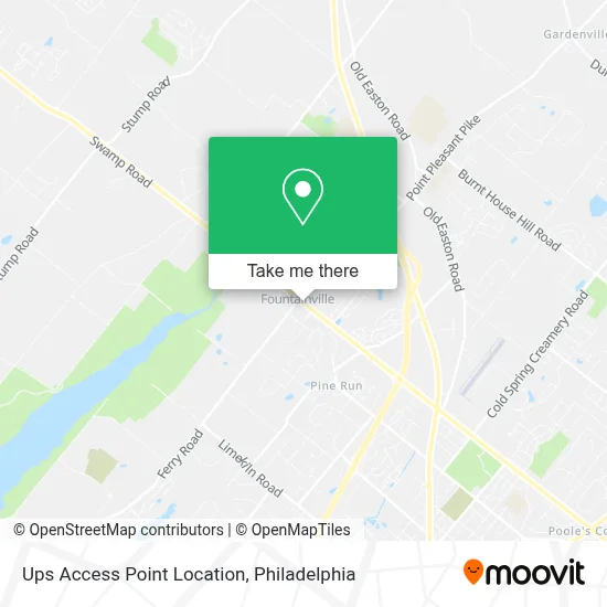 Ups Access Point Location map