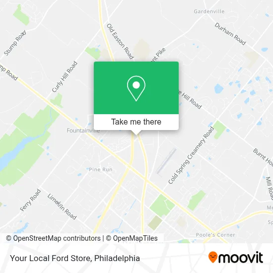 Your Local Ford Store map