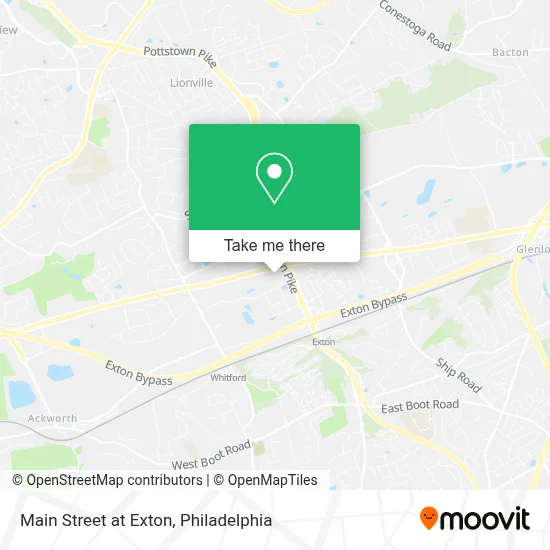 Main Street at Exton map