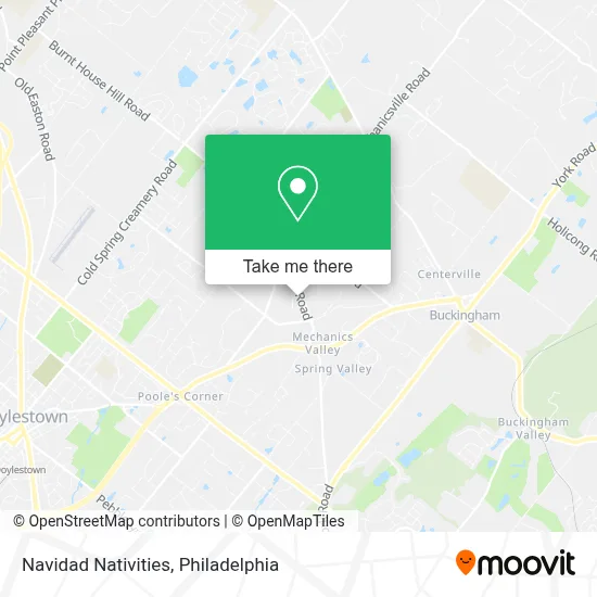 Navidad Nativities map