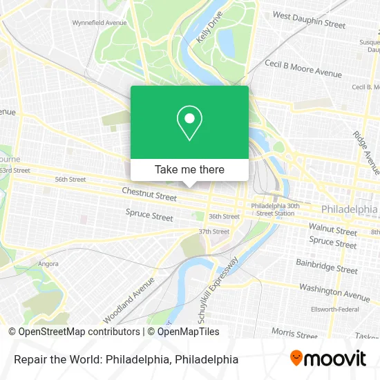 Repair the World: Philadelphia map