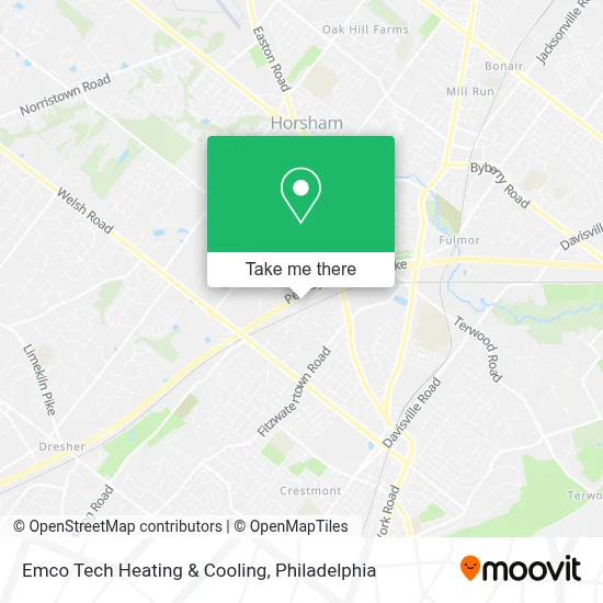 Emco Tech Heating & Cooling map