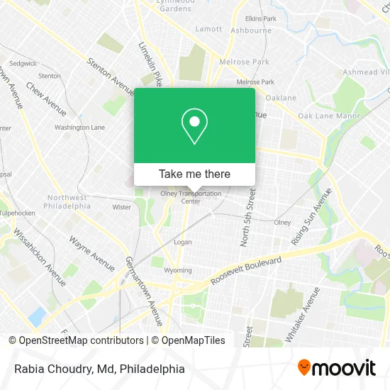 Rabia Choudry, Md map