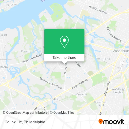 Colinx Llc map