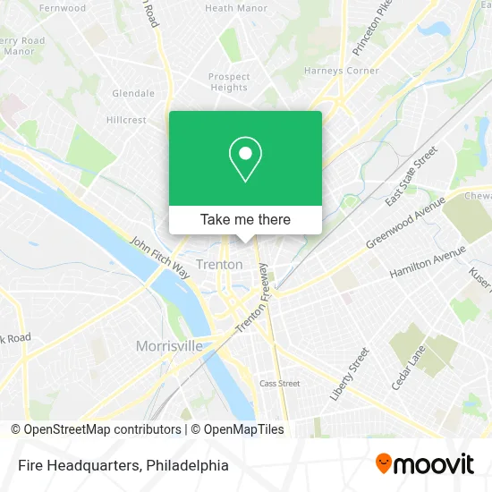 Fire Headquarters map
