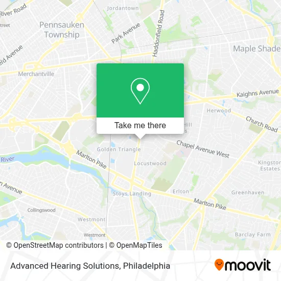 Advanced Hearing Solutions map