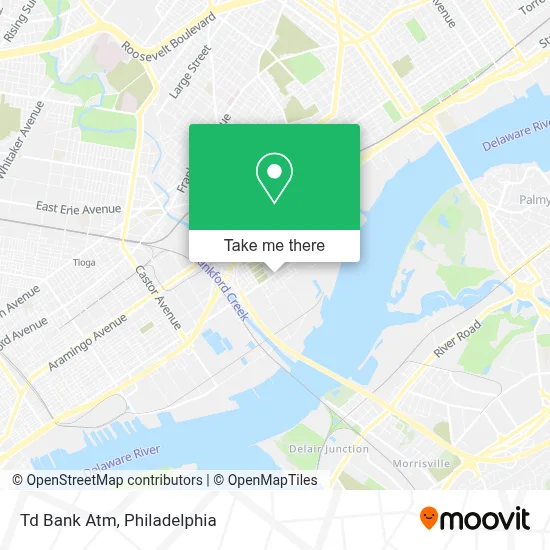 Td Bank Atm map