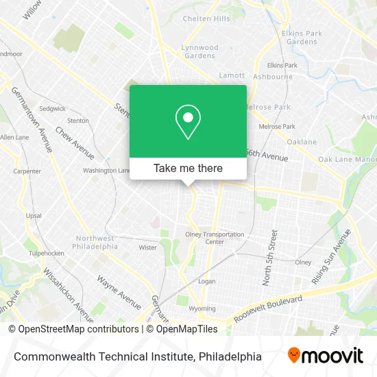 Commonwealth Technical Institute map