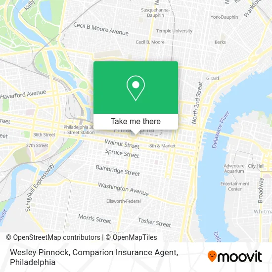 Wesley Pinnock, Comparion Insurance Agent map