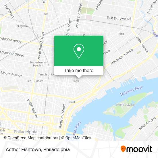 Aether Fishtown map