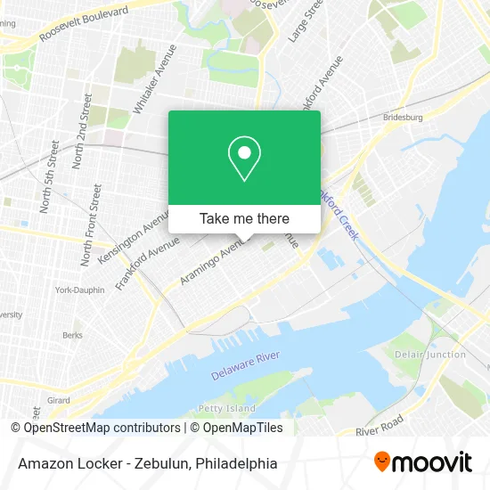 Amazon Locker - Zebulun map