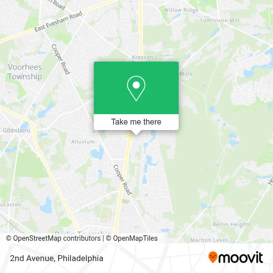 2nd Ave map
