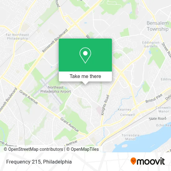 Frequency 215 map