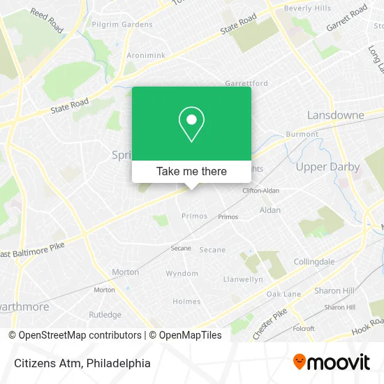 Citizens Atm map