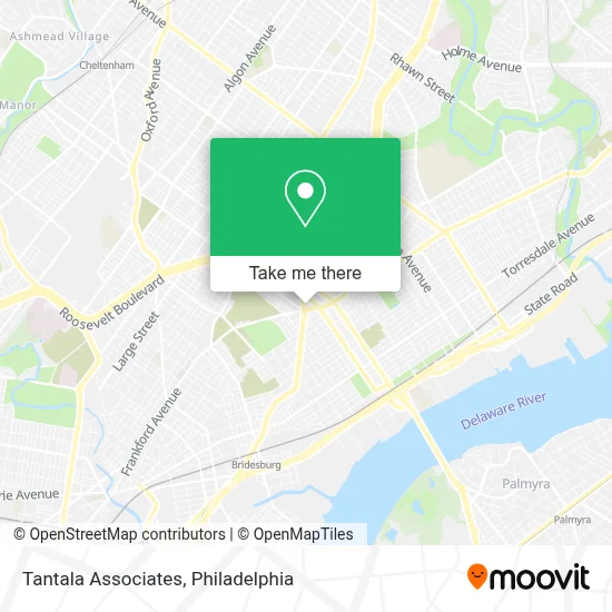 Tantala Associates map