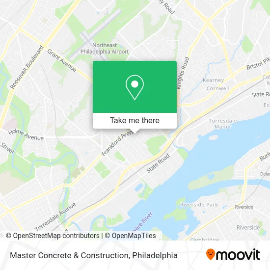 Master Concrete & Construction map