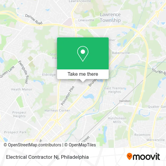Electrical Contractor Nj map