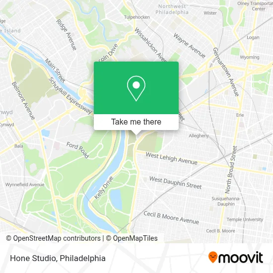 Hone Studio map