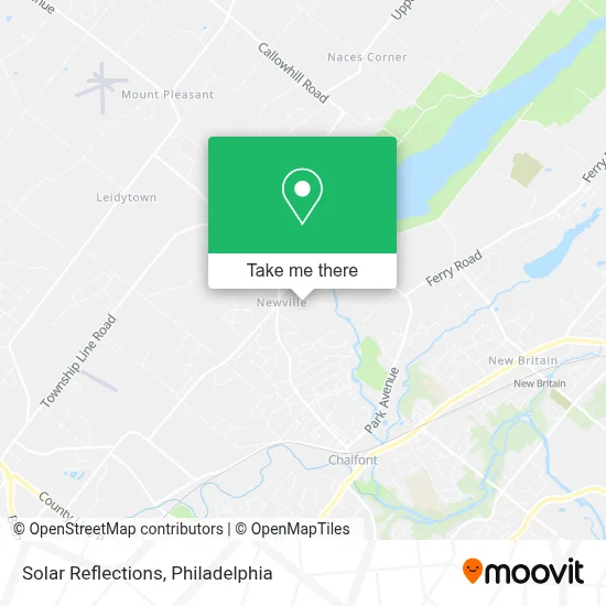 Solar Reflections map