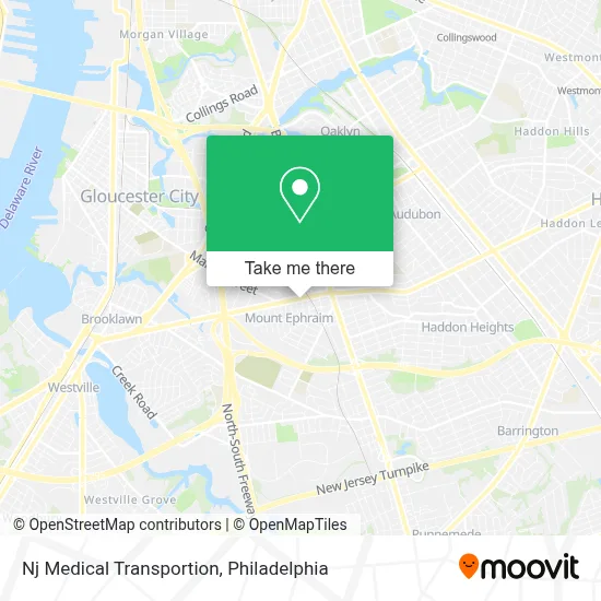 Nj Medical Transportion map