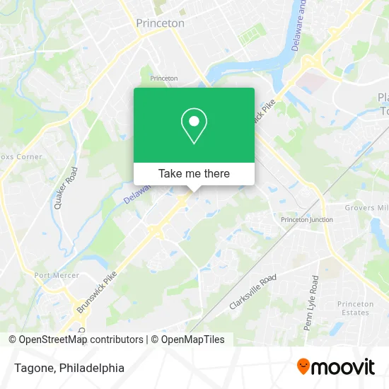 Tagone map
