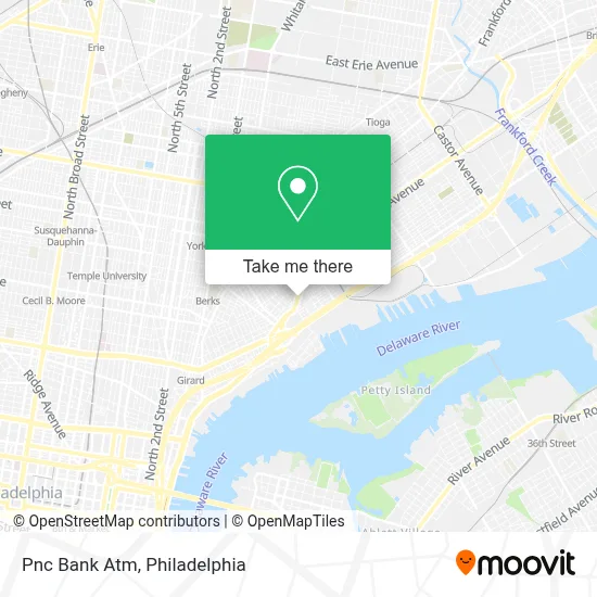 Pnc Bank Atm map