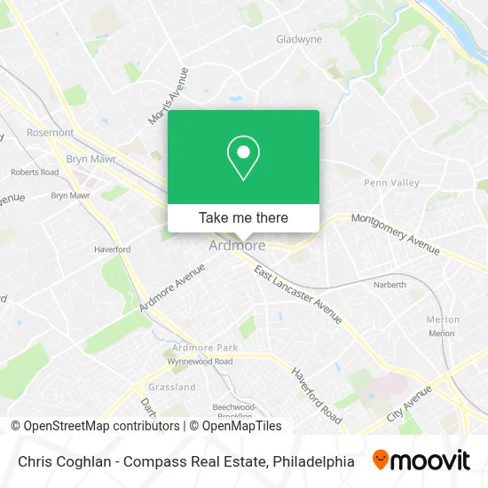 Chris Coghlan - Compass Real Estate map
