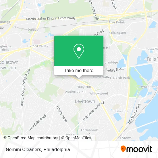 Gemini Cleaners map