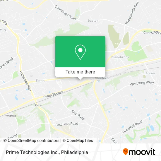 Prime Technologies Inc. map