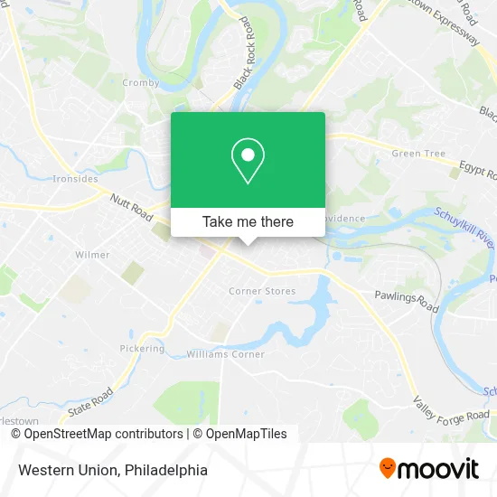 Western Union map