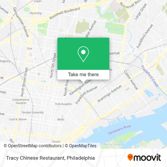 Tracy Chinese Restaurant map