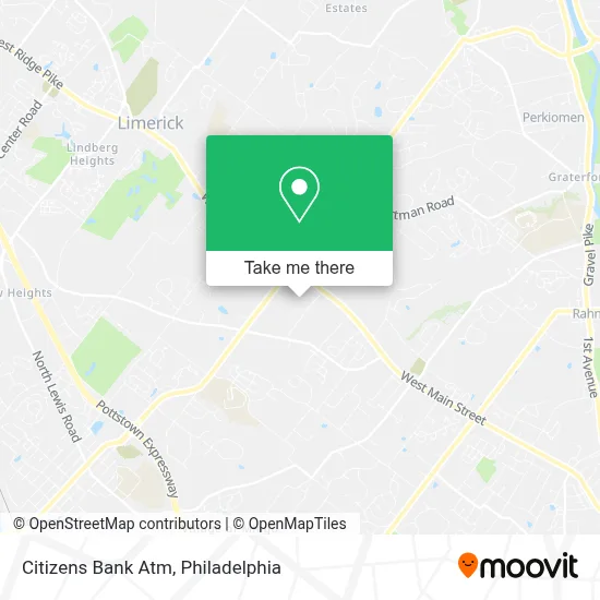 Citizens Bank Atm map