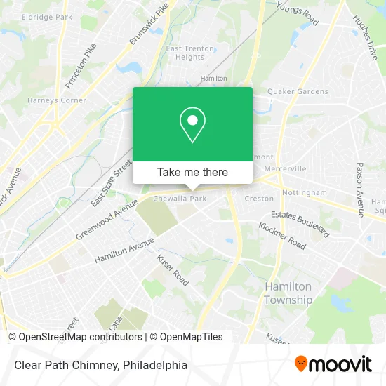 Clear Path Chimney map