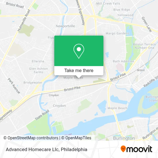 Advanced Homecare Llc map