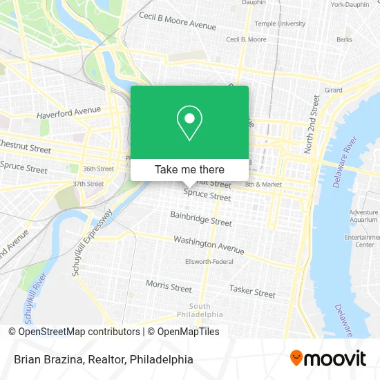 Brian Brazina, Realtor map