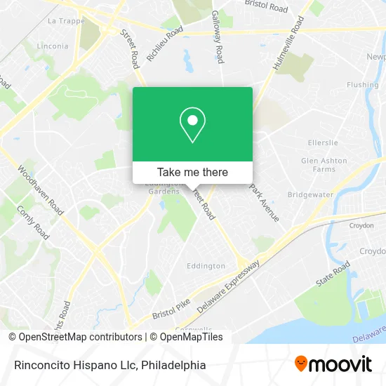 Rinconcito Hispano Llc map